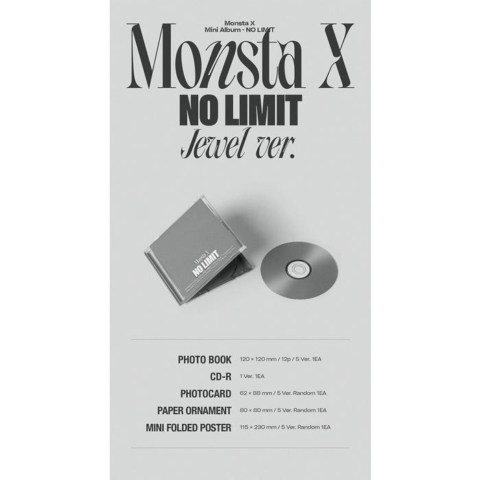(Jewel ver) MONSTA X  Mini Album NO LIMIT / Starship Square