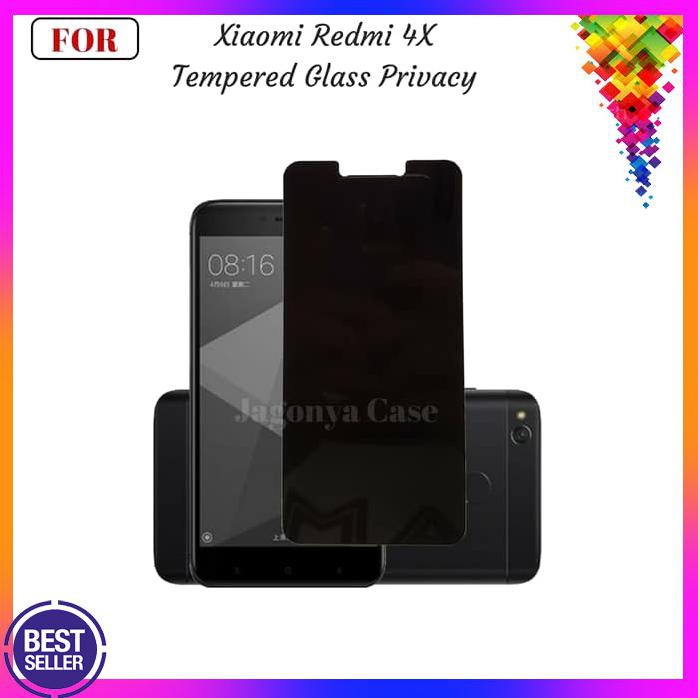 XIAOMI REDMI 4X TEMPERED GLASS SPY TEMPERED GLASS PRIVACY