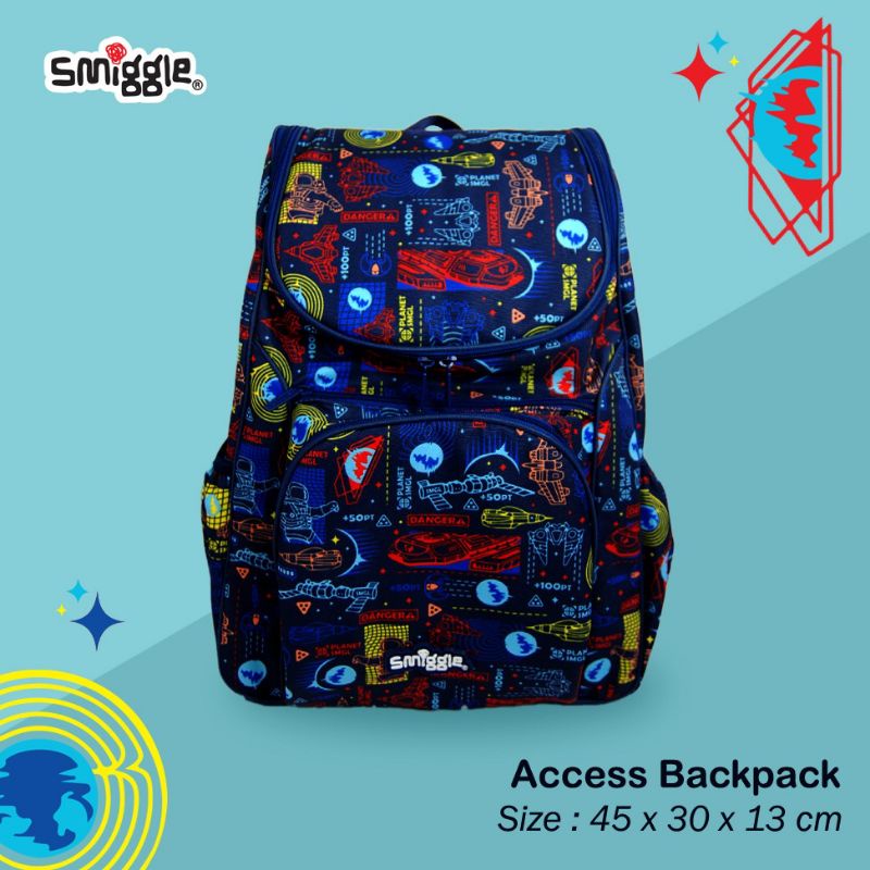 Smiggle Astronot /Tas Smiggle,/Tas ransel smiggle