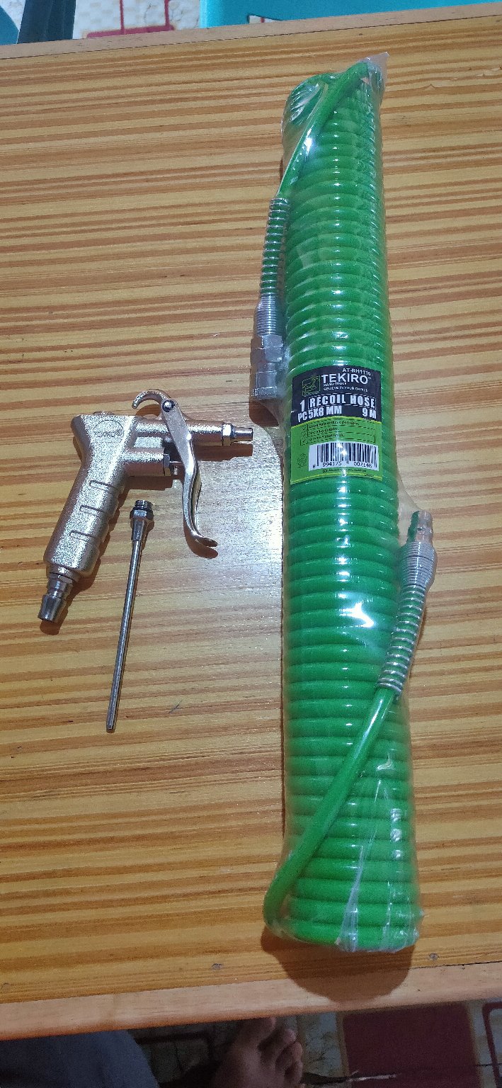 (tekiro)paket Selang Recoil + Air Duster Tekiro