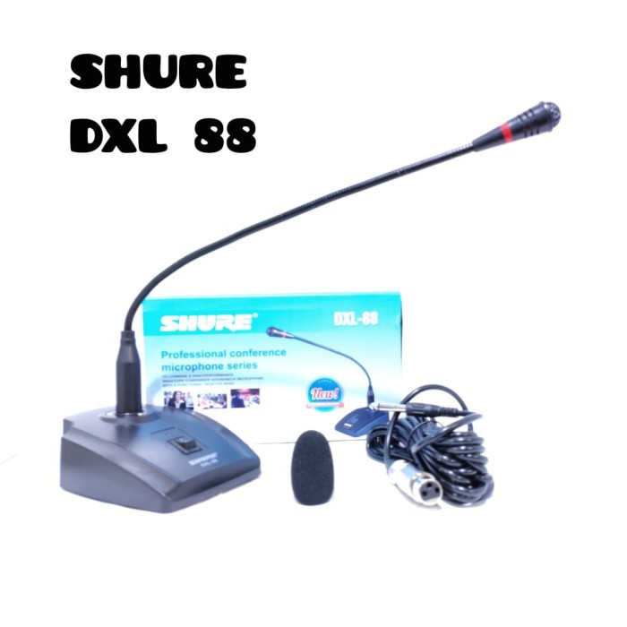 SHURE DXL 88 MIC MEJA KABEL CONFERENCE MICROPHONE