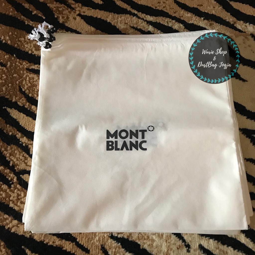 MONT BLANC DustBag Pengganti Sarung Tas Pelindung Debu Serut Dust Bag DB Branded