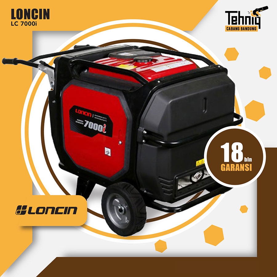 LONCIN LC 7000i Digital Inverter Series 7500 Watt Generator Genset Listrik Bensin