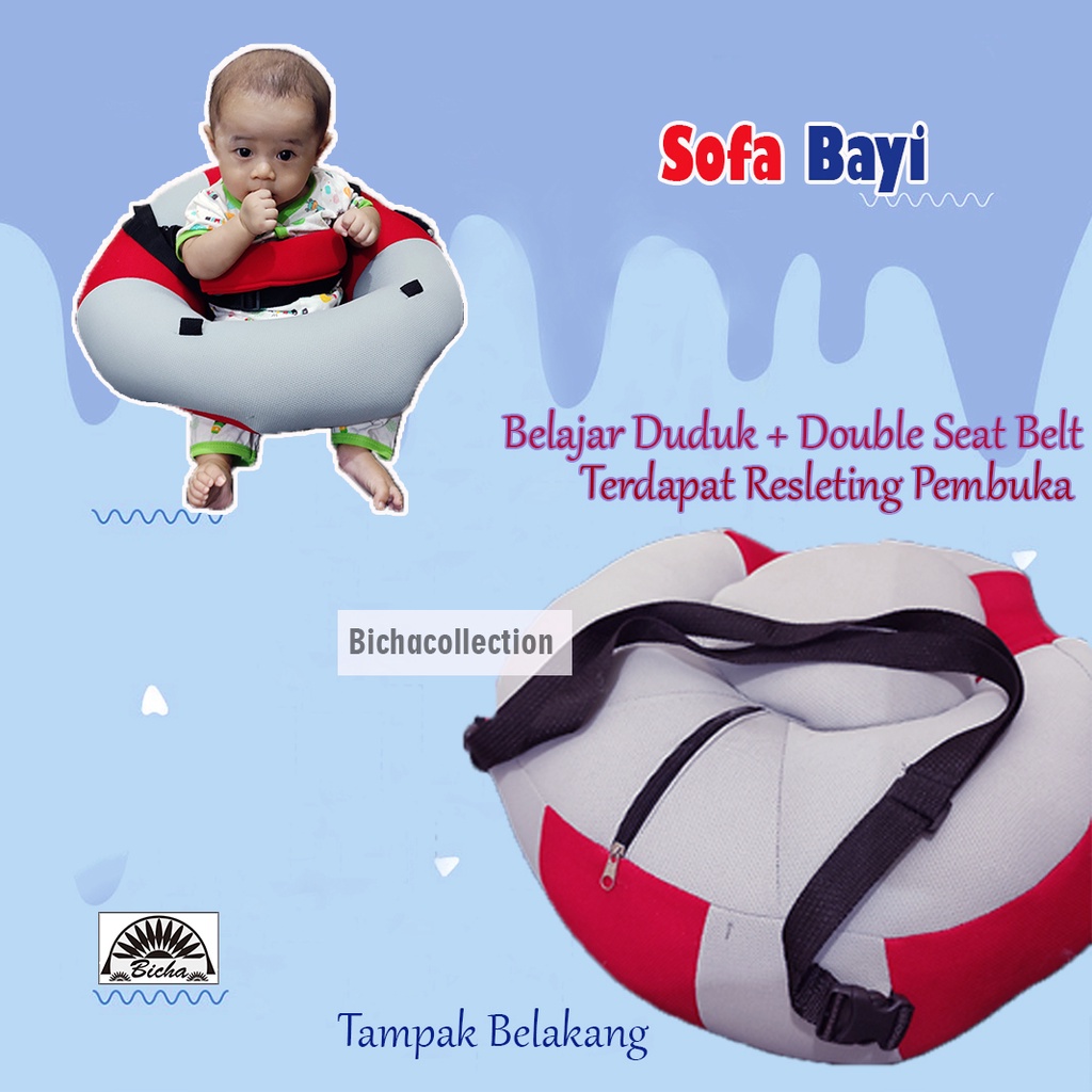 Kursi Sofa Bayi Belajar Duduk Bahan Tebal grade A