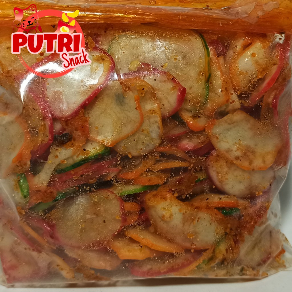 Keripik Seblak Kering WarWar Mini Bawang 100gr