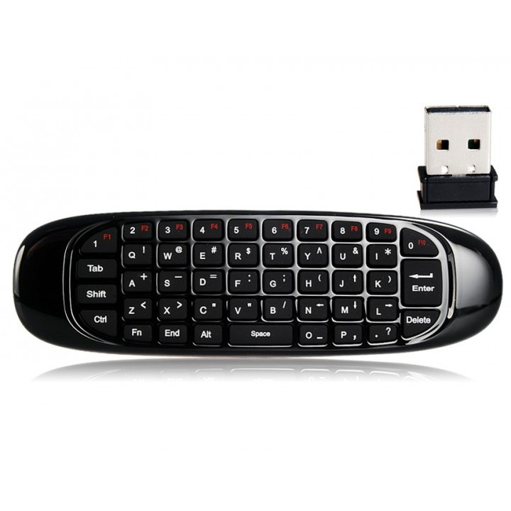 Mini C120 2.4G Wireless 6-Axis Gyroscope Air Mouse Remote Control Keyboard For TV PC