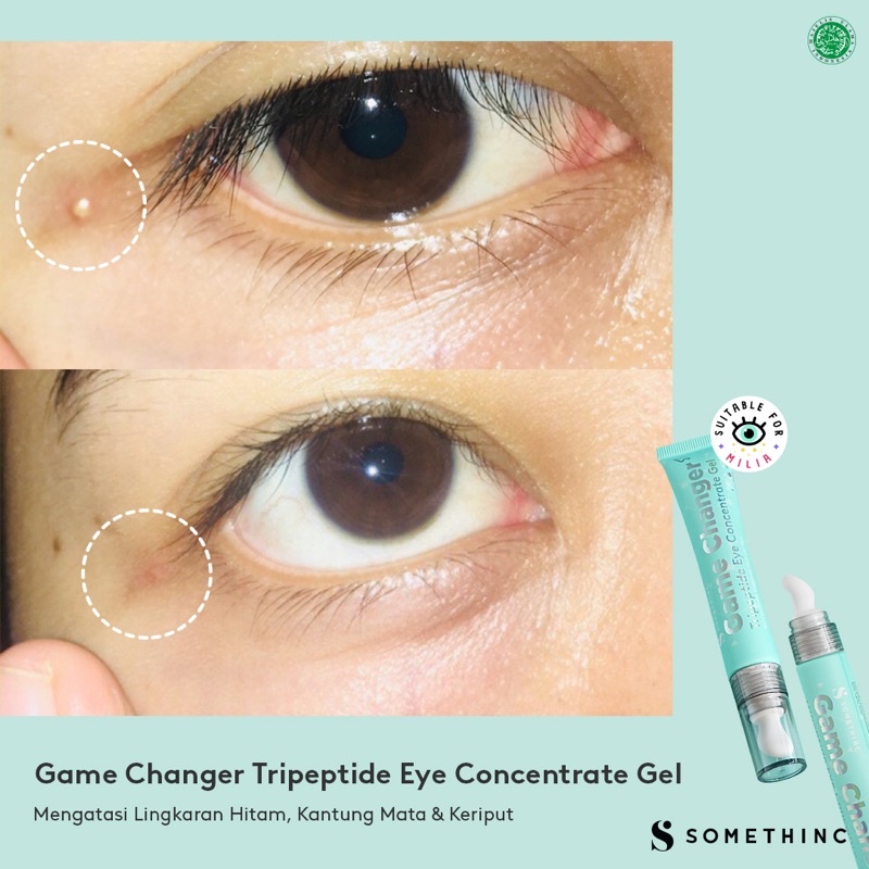 SOMETHINC GAME CHANGER Tripeptide Eye Concentrate Gel 20ML (Krim Mata, Penghilang Mata panda)