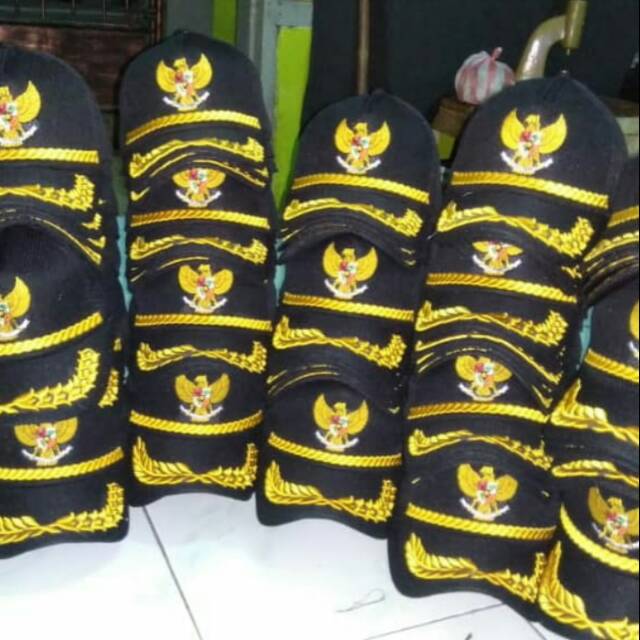 Topi jaring GARUDA (hitam)