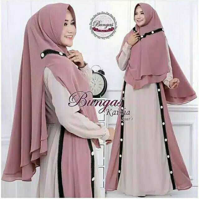 Gamis Kaisha Syar'i Gaza Fashion Wanita