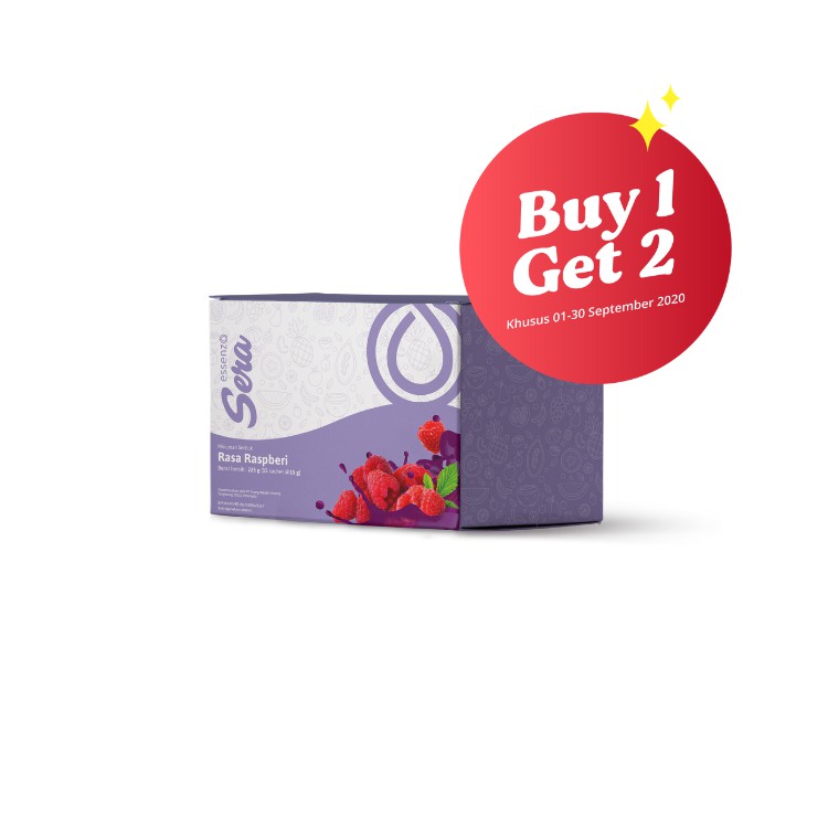 

Sera Rasa Raspberi (Promo Buy 1 Get 2)