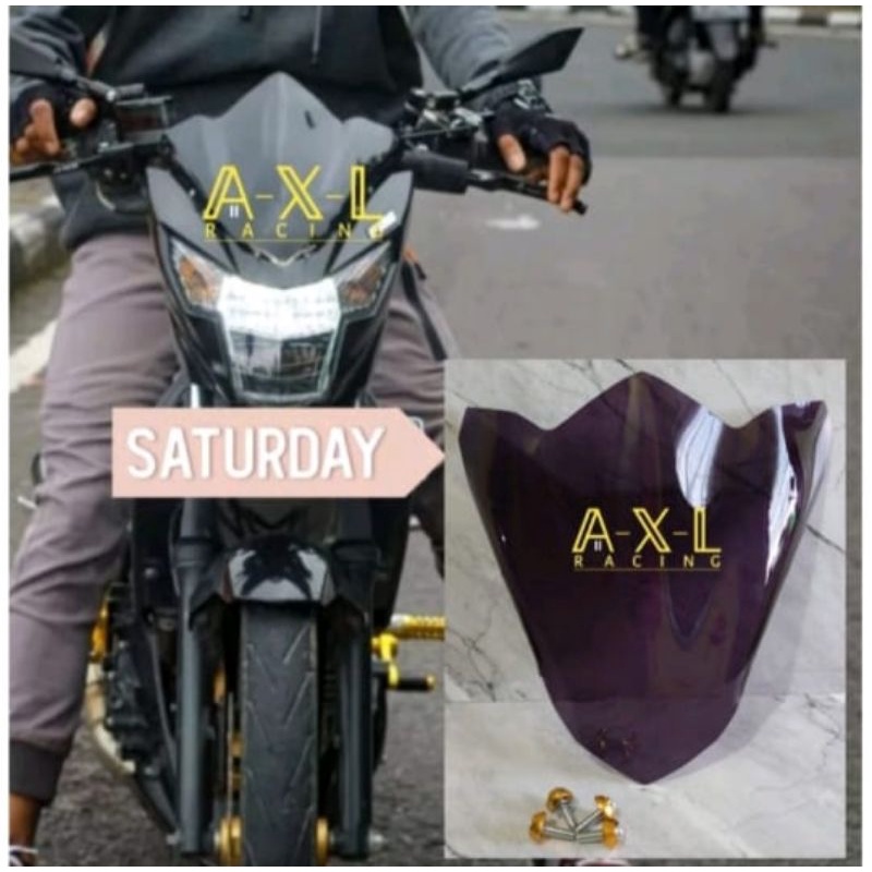 Visor Satria Fu  Injeksi Plus Monel 4 Buah