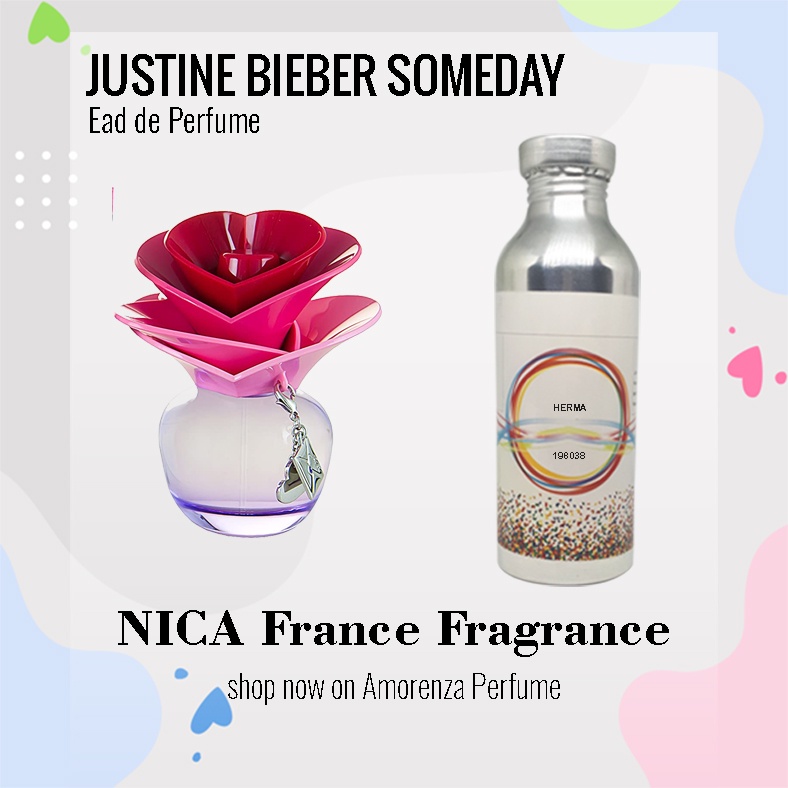 Bibit Parfum Murni JUSTINE BIEBER S0MEDAY - PARFOIS Nica Fragrance 500ml Segel Pabrik