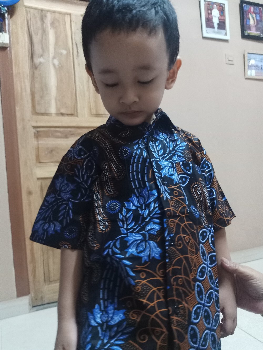 Size M L Xl Xxl Xxxl Bswart Batik Hrb026 Kenongo Kemeja Batik Lengan Panjang Pekalongan Murah Grosir