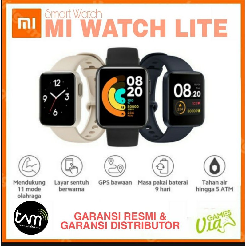 Jual XIAOMI Mi Watch Lite - Redmi Watch Lite Smart Watch Smartwatch