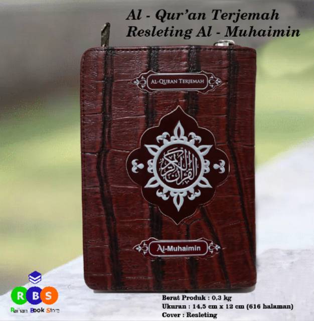 Al Quran Kecil Terjemah Resleting Al Muhaimin Al Quran Shopee Indonesia