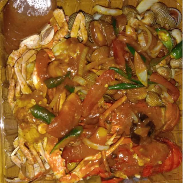 

KEPITING + KERANG SAUS PADANG (MIX)