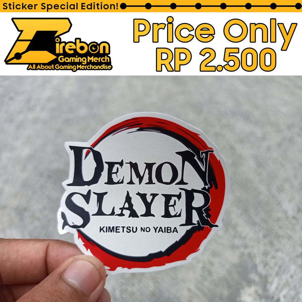 

(PROMO) Sticker Stiker Kimetsu No Yaiba Demon Slayer -Hyna Sticker