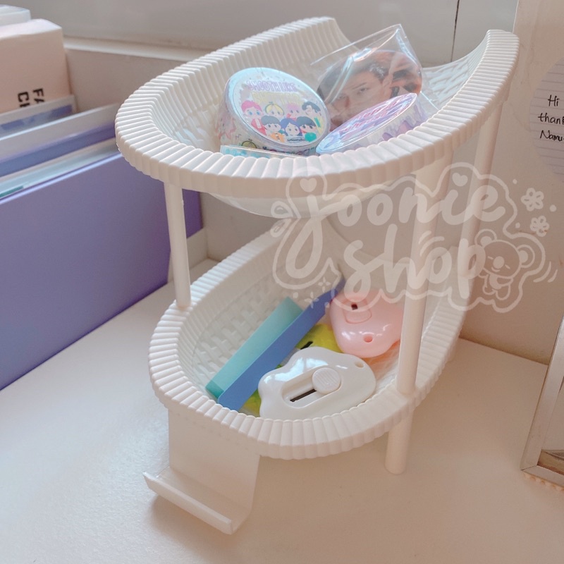 STORAGE RAK ESTETIK KOREA PUTIH / STORAGE RACK AESTHETIC KOREA WHITE