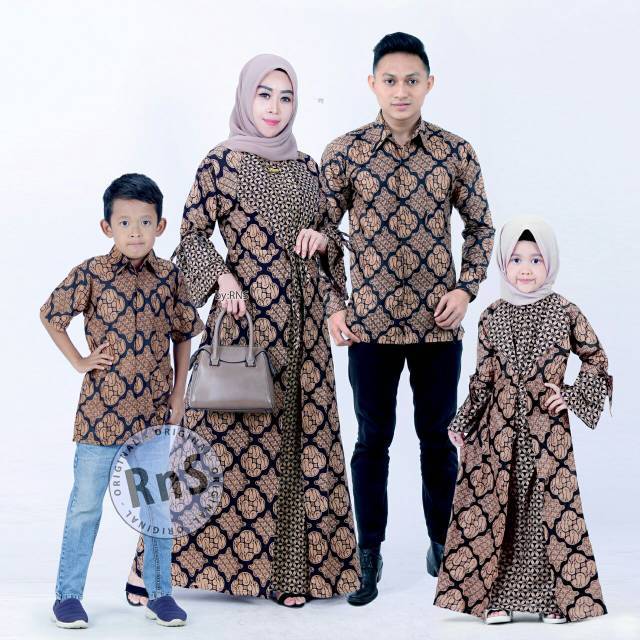 Baju batik couple keluarga/family ukuran jumbo dan set anak