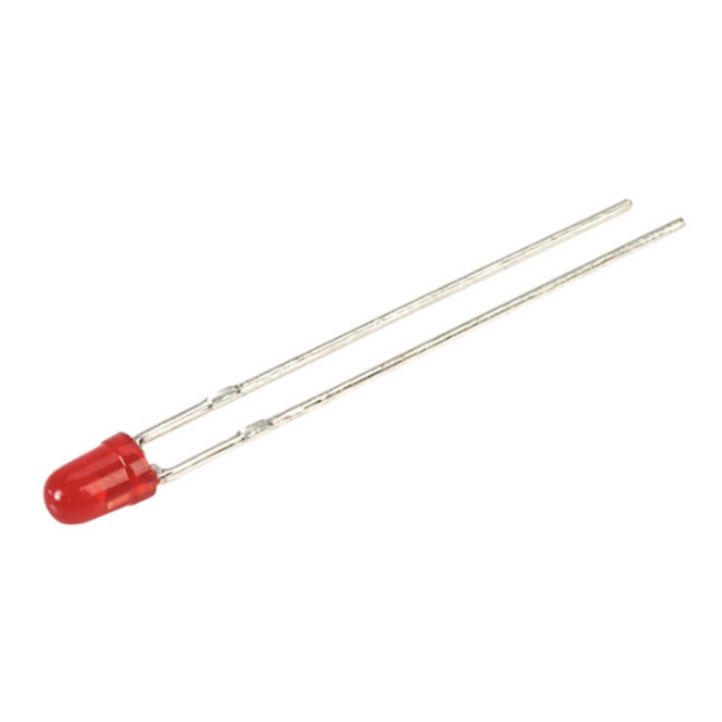 LED Diffused 3mm Red Merah lampu Led diode super terang High Quality