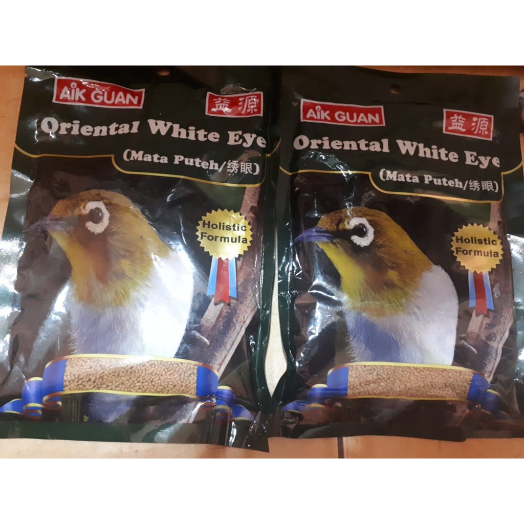 AIK GUAN ORIENTAL 250gramWHITE EYE VOER IMPORT UNTUK PLECI