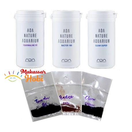 ADA Tourmaline BC + Bacter 100 + Clear Super Paket Repack Tank 45cm