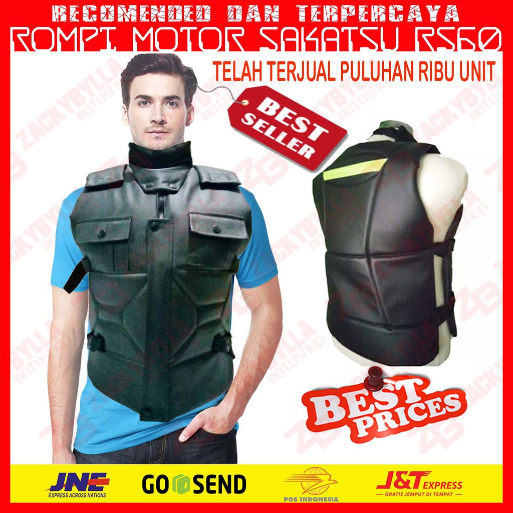 Rompi Motor Sakatsu RS60 | Pelindung Dada | Body Protector Bikers