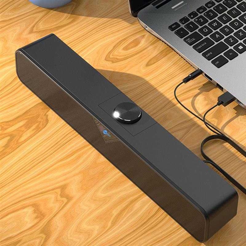 Speaker Dynamic Soundbar Sound Stereo 6W Wired Version USB AUX