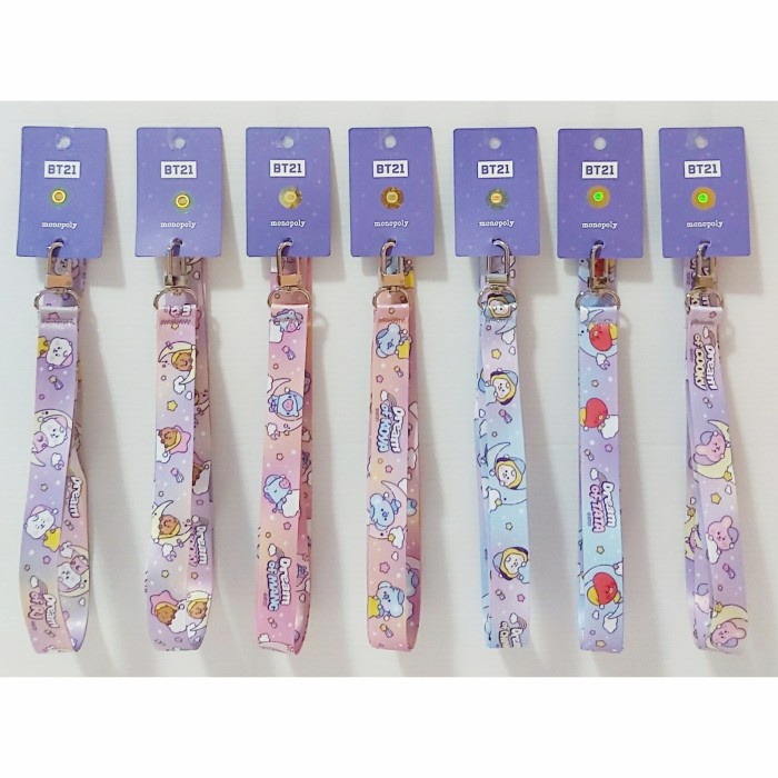 

Cantik Bt21 Baby Dream Neck Strap / Tali Lanyard Trendi