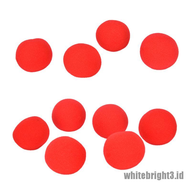 (white3) 1pc Spons Merah Lembut Untuk Trik Sulap Jalanan / Komedi Klasik