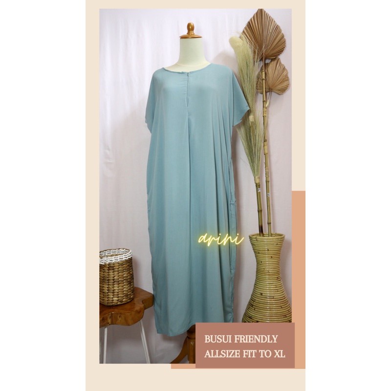 DASTER BUSUI POLOS RAYON PANJANG LD 120 / DASTER HABEL / DASTER JUMBO