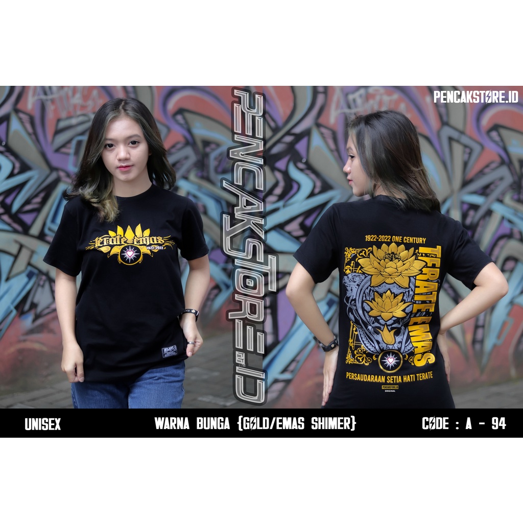 KAOS PSHT kaos terate emas UK M-XXL kaos terate emas murah kaos psht terbaru kaos psht keren kaos terlaris kaos psht satu abad