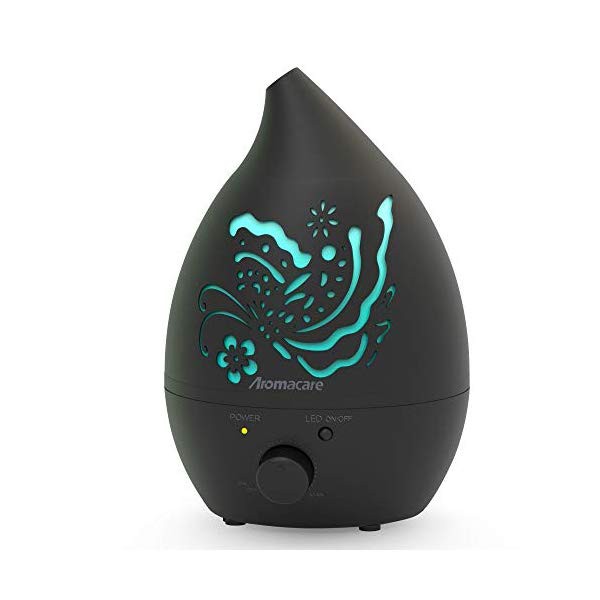 Humidifier Ultrasonic Carved Design Air Aroma Diffuser - 1.3L WOODEN