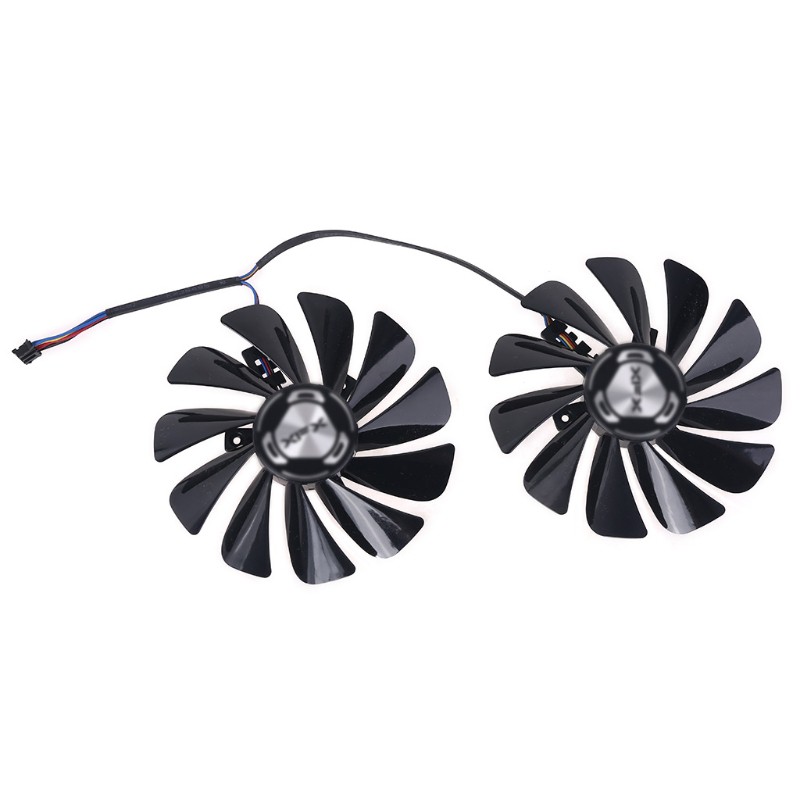 Cre 2pcs / Set Komponen 95mm Fdc10U12S9-C Gpu Fan Untuk Kartu Grafis Xfx Rx 5600 5700 Xt Raw Ii