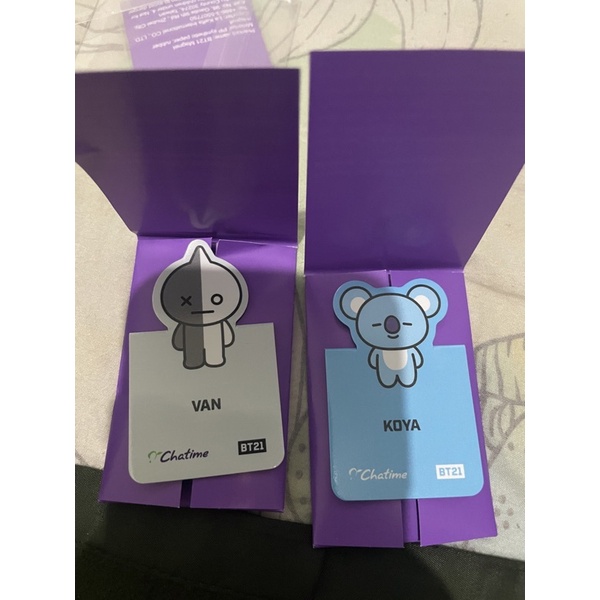 WTT magnet bt21 x chatime