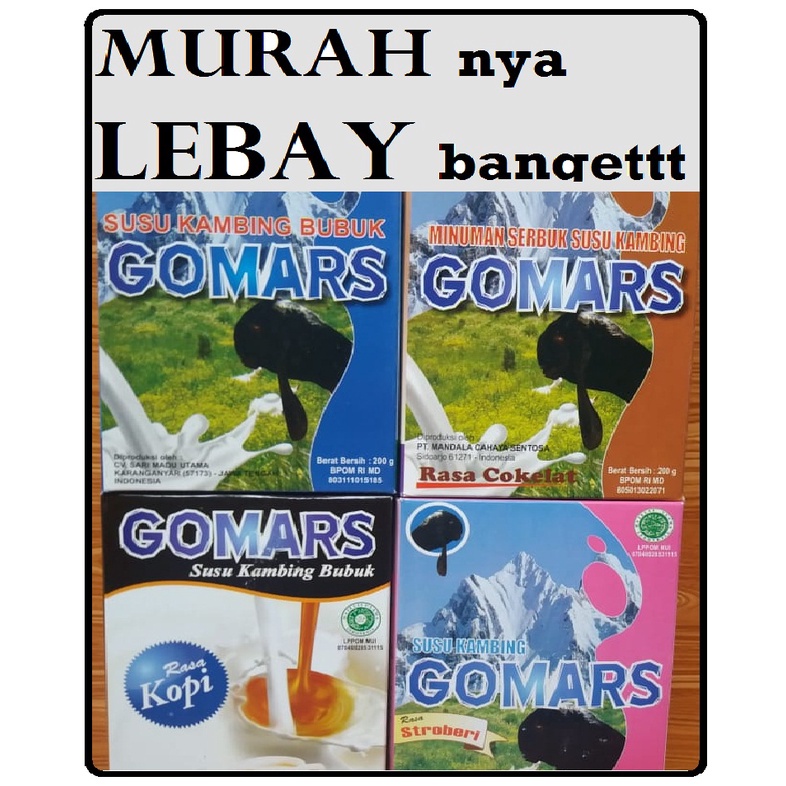 

susu kambing bubuk etawa - GOMARS Original Kotak 200gram