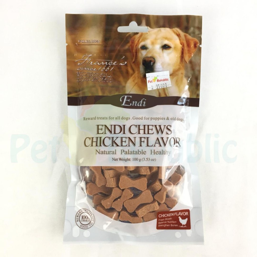 

ENDI Dental Snack Anjing Chew Cookies 100gram