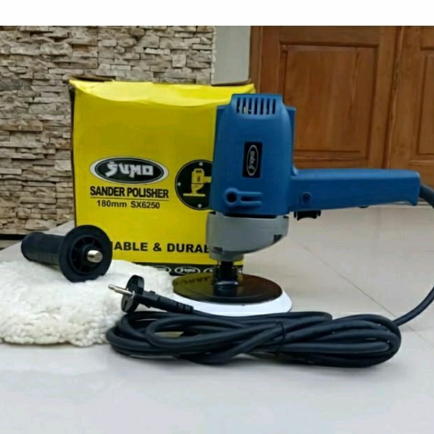 Mesin Poles Mobil Sander Polisher SUMO SX 6250 180mm 570watt