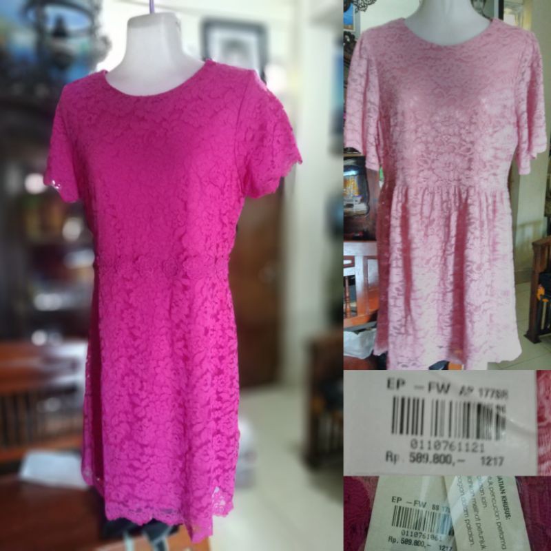 Eprise Midi Dress / Dress Party Brokat