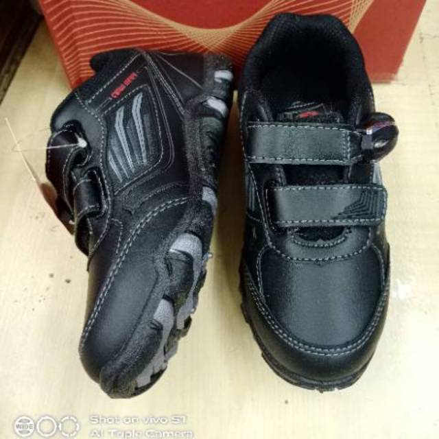 Sepatu anak sekolah hitam new era asli ori murah promo