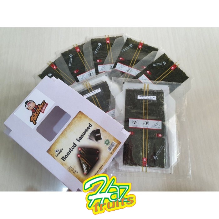 

Tokinori Triangle Onigiri Nori Wrapper- Roasted Seaweed 100 lembar