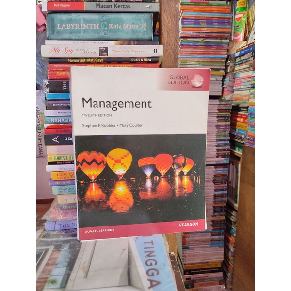 management. Twelfth edition. by Stephen Robbins
