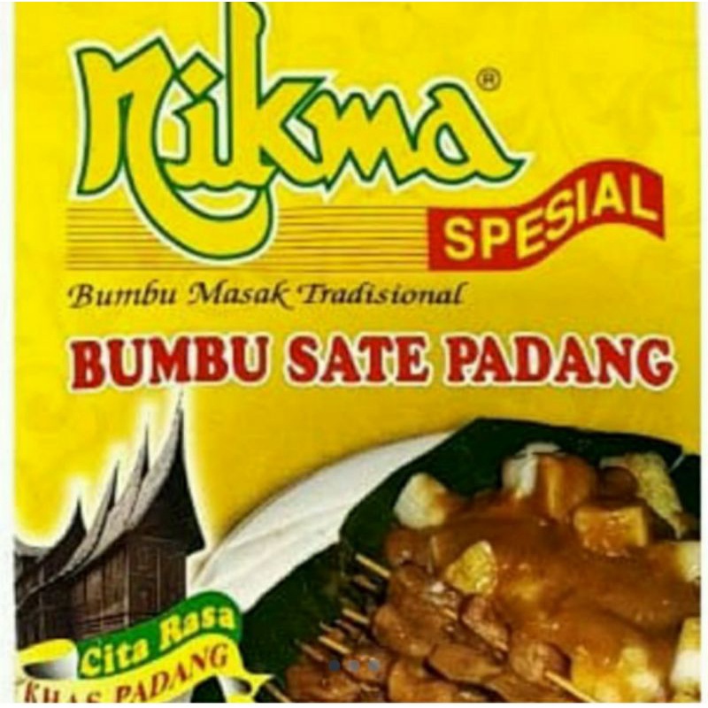 

Bumbu SATE PADANG Nikma 1000gram kemasan @50gram