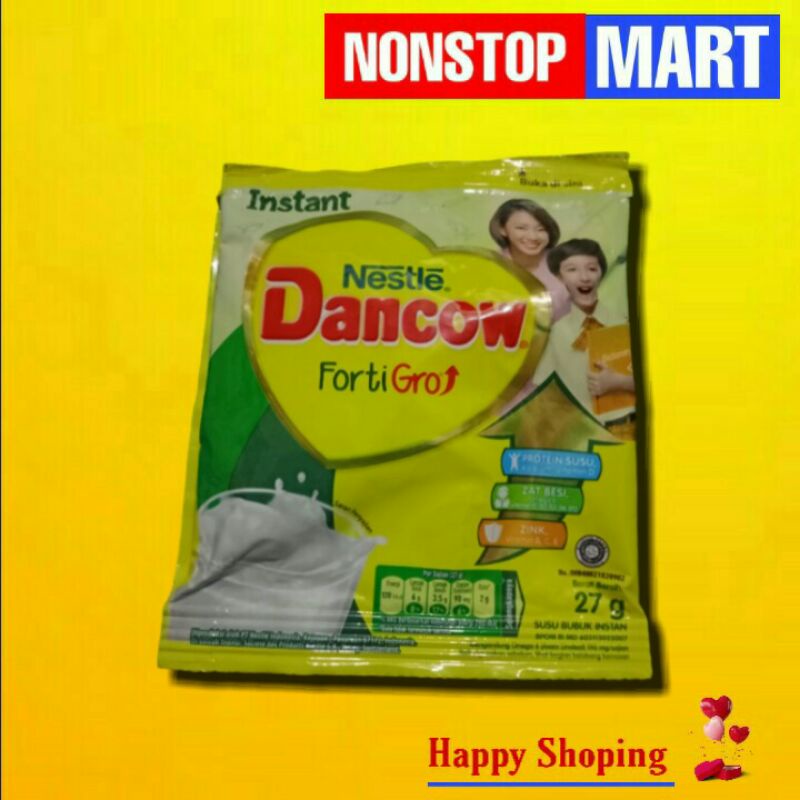 

DANCOW Fortigro Susu bubuk putih sachet 27gr