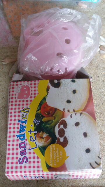 Pencetak Cetakan Roti Sandwich Mold Motif Karakter Hello Kitty - X116