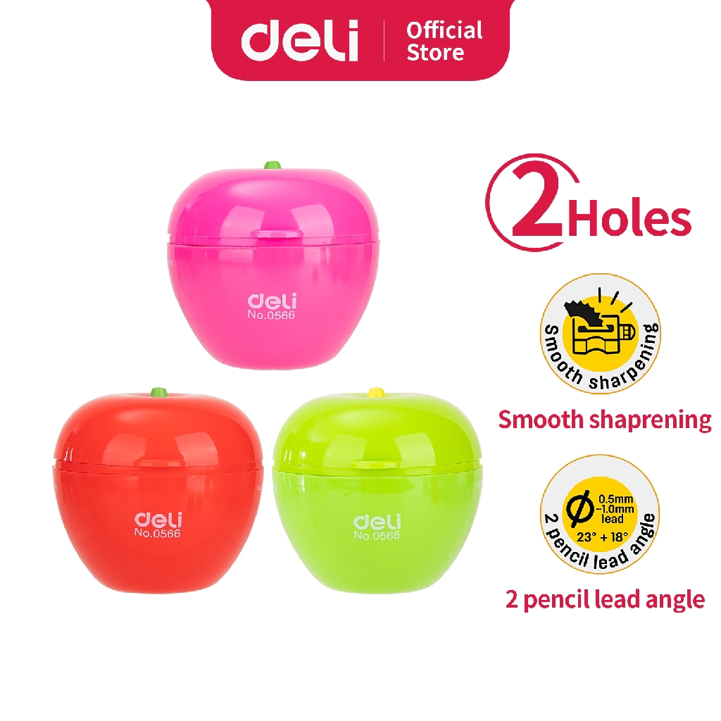 

Deli Rautan Pensil 2 lubang dengan canister 7mm E0566