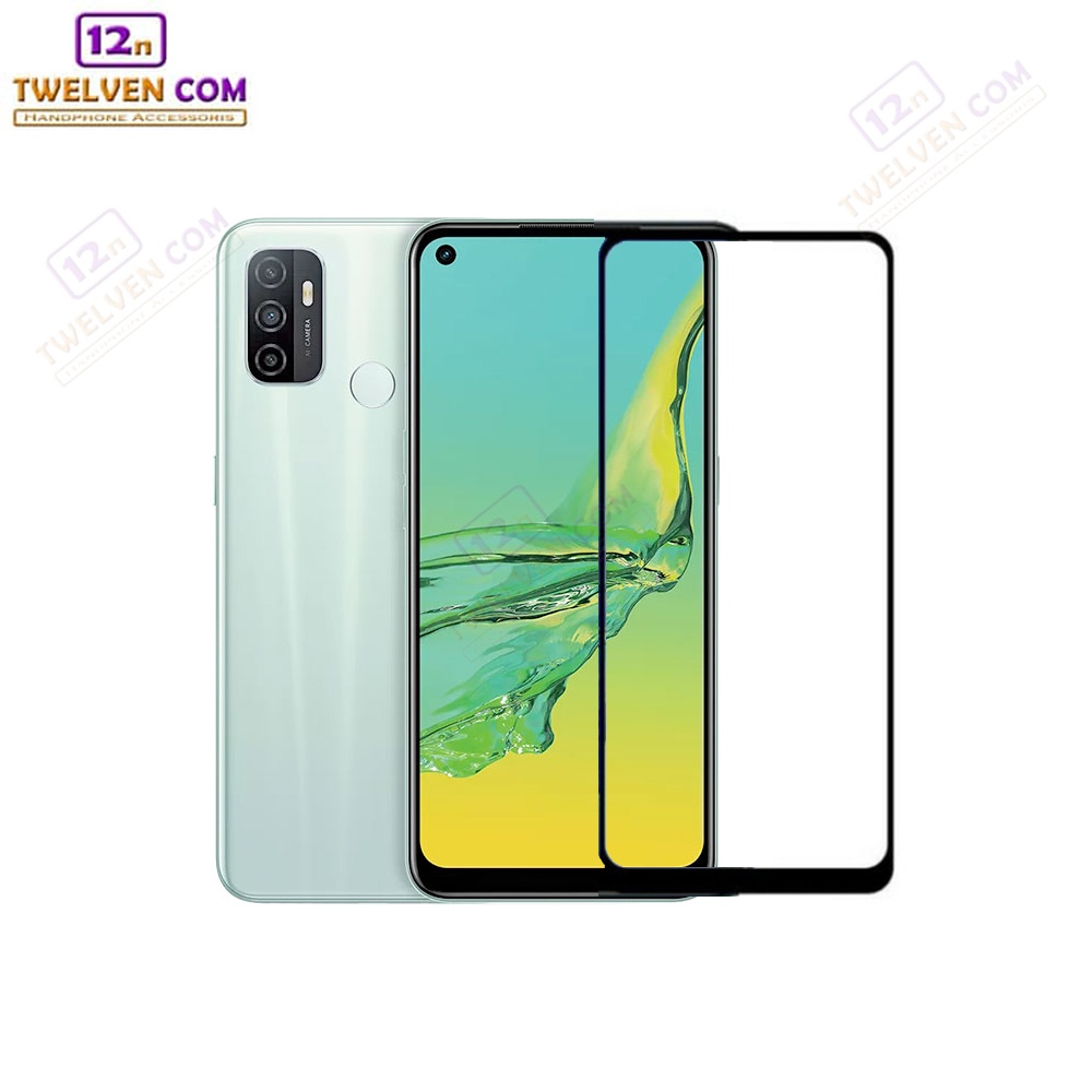 [FLASH SALE] zenBlade 5D Full Cover Tempered Glass Oppo A33 (2020) - Hitam