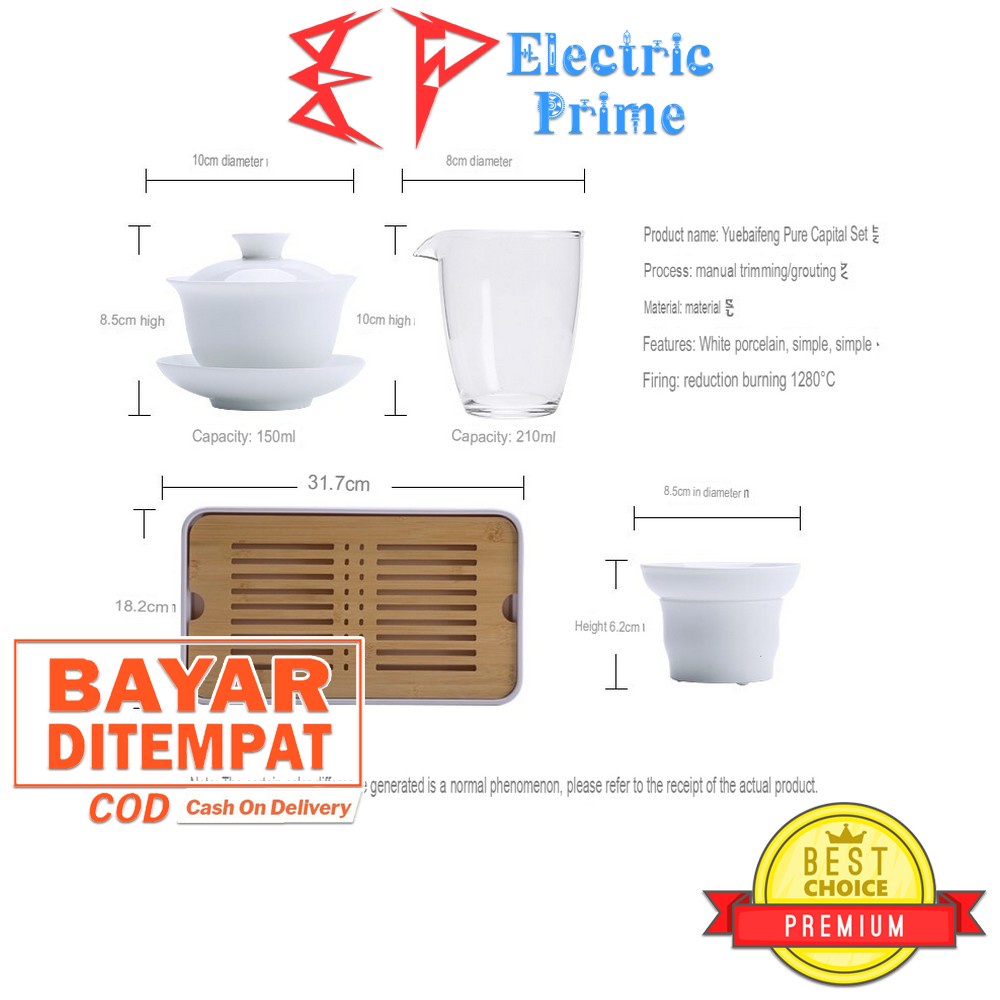 Travel Tea Set Portable With Tray Paket Koper Teh Hampers Hadiah Kado Traditional