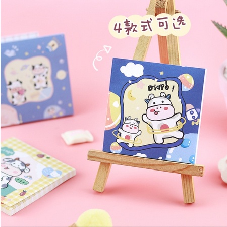 

HI404 Sticky Notes Sapi Planet Bintang Untuk Menulis Catatan Kecil