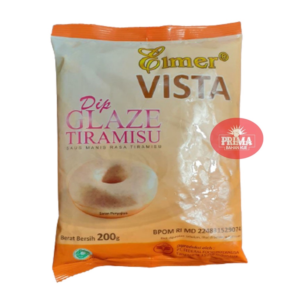 

ELMER DIP GLAZE TIRAMISU 200 GR